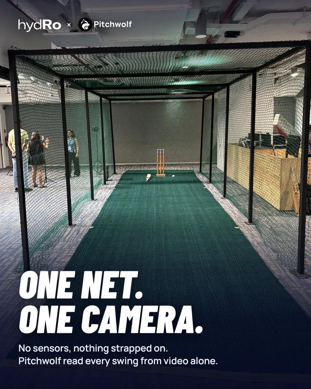 The empty net at Meta in Mumbai before the creators arrived